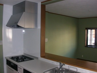 大阪市鶴見区Ａ様邸リビング、キッチン施工事例 リフォーム後 その3