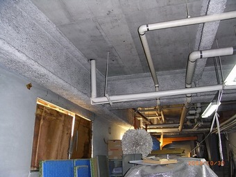 大阪市中央区Ｆビル様邸アスベスト除去施工事例 リフォーム前