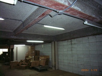 奈良県香芝市Ｋ会社様アスベスト囲い込み工法工事施工事例 リフォーム前 その2