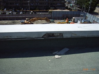 大阪市淀川区Ｋ様邸屋上防水施工事例 リフォーム前 その2