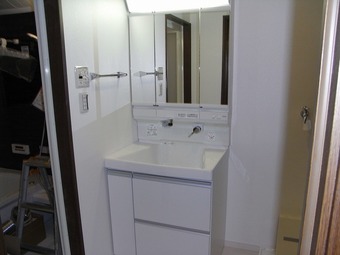 大阪市阿倍野区Ｓ様邸洗面リフォーム施工事例 リフォーム後