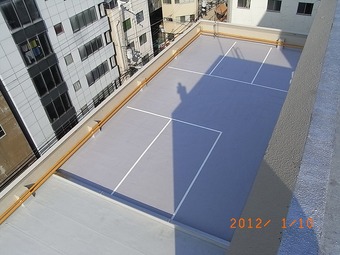 大阪市中央区Nビル屋上防水施工事例 リフォーム後