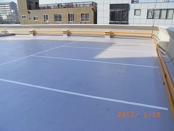 大阪市中央区Nビル屋上防水施工事例 リフォーム前 その4