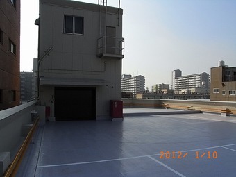 大阪市中央区Nビル屋上防水施工事例 リフォーム前 その6