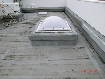 大阪市天王寺区Tビル屋上防水施工事例 リフォーム前 その5