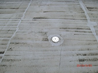 大阪市天王寺区Tビル屋上防水施工事例 リフォーム前 その3